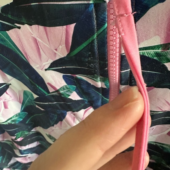 Tame the Sun 2-Piece Bundle Long Sleeve One-Piece Swimsuits Size 12 UPF 50 - Picture 13 of 15